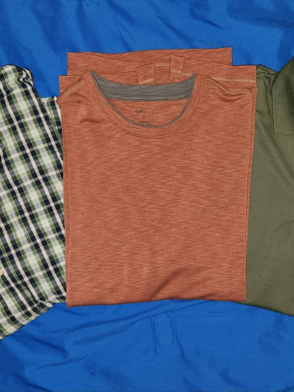 Mens Dress Shirts BUNDLE of 3 XL Vanhausen, George And Grand Slam Performance - Picture 12 of 12